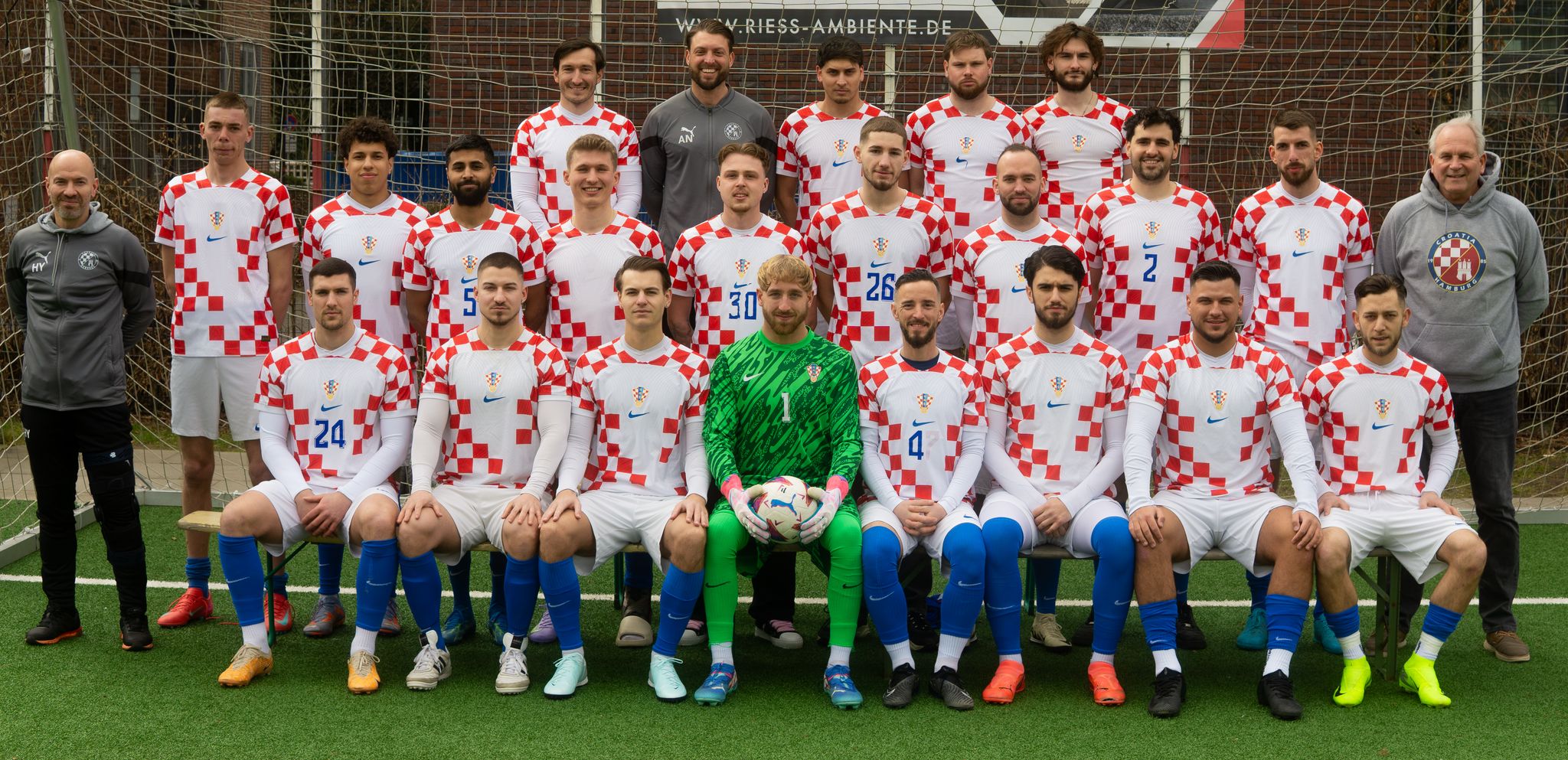 Mannschaftsfoto der 1. Herren